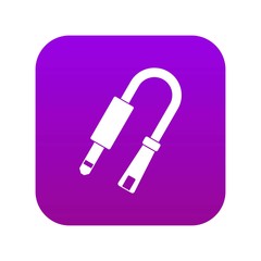 Table LED lamp icon digital purple for any design isolated on white vector illustration