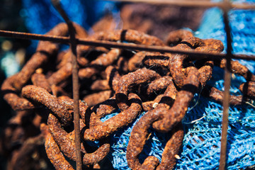 Fish net background texture