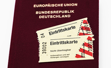 Eintrittskarte nach Europa