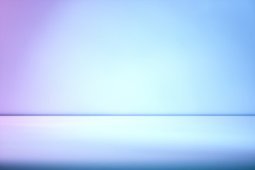 Beams of muted gradient purple and blue light, room, background