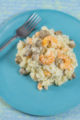risotto aux crevettes