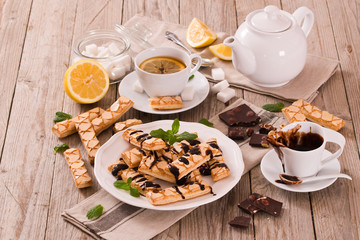Puff pastry cookies.