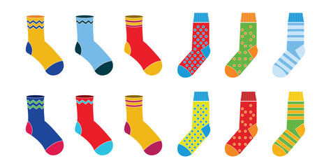 sock clipart sock drawing sock icon symbol isolated on white background vector illustration - 279659510