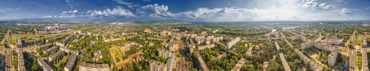 Fototapeta na wymiar Nevinnomyssk. Russia, the Stavropol region. View from the height.