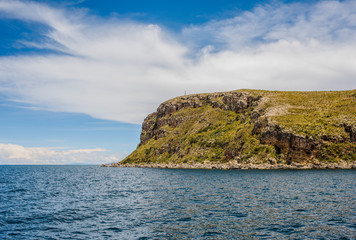 Fototapeta na wymiar Lago de Titicaca. Passeio de barco
