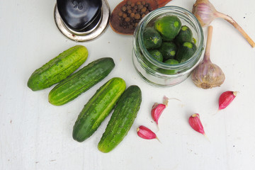 spin cucumbers for the winter