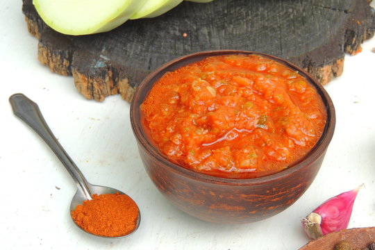 acute adjika from zucchini