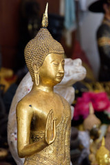 golden buddha statue