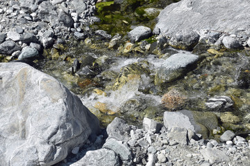 Naklejka na ściany i meble Creek over Rocks