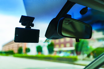 Japanese drive recorder and back mirror for safety driving