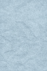 Fototapeta premium Light Blue Striped Recycle Kraft Paper Coarse Crumpled Grunge Texture