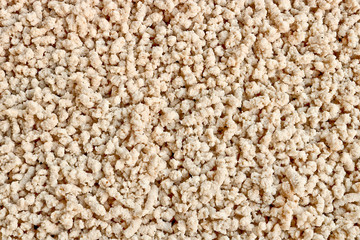 Culinary Texture - ground chicken mince. Ready meal. Milled boiled meat.