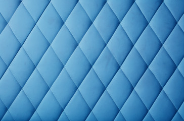 Blue leather upholstery background texture