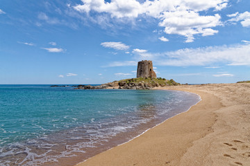Spanish Tower - Torre di Bari - Sardinia, Italy