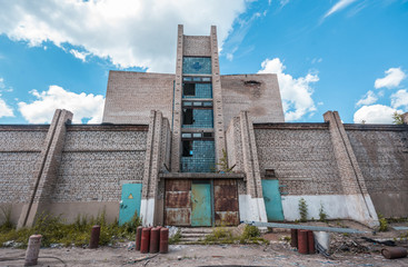 Abandobed soviet factory