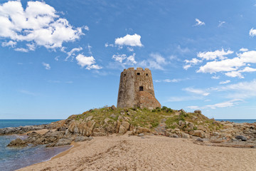 Spanish Tower - Torre di Bari - Sardinia, Italy