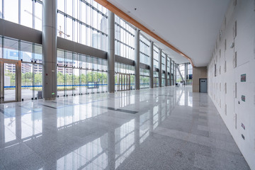 empty hall in the modern office building