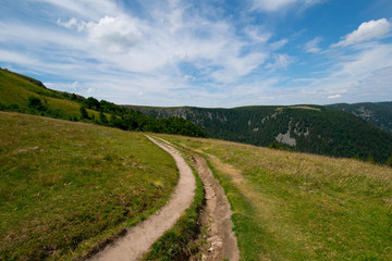 Bergwelt der vogesen zwischen Gaschney und Hohneck