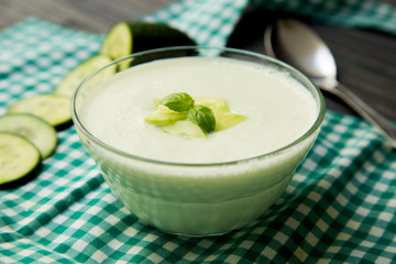 Yogurt Cucumber Summer soup