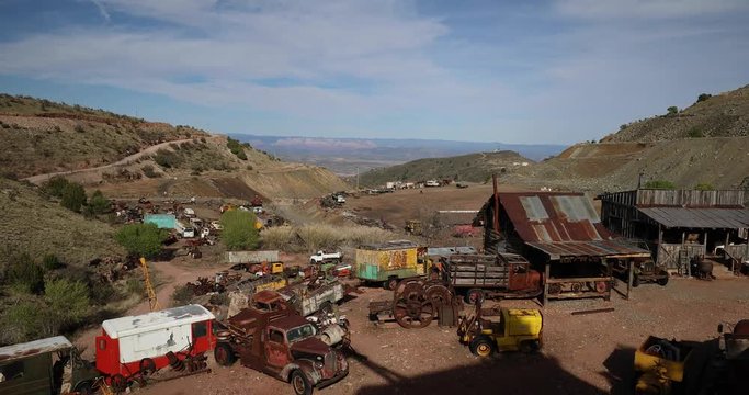 A ghost town in Jerome, Arizona