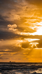 Obraz premium Ship at Sea