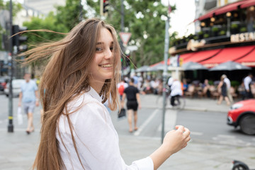 Fototapeta premium berlin city girl