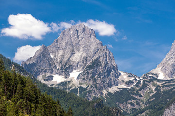 Die Spitzmauer, Blick von Hinterstoder, Oberösterreich