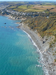 paragliding above the South Cornwall Coast