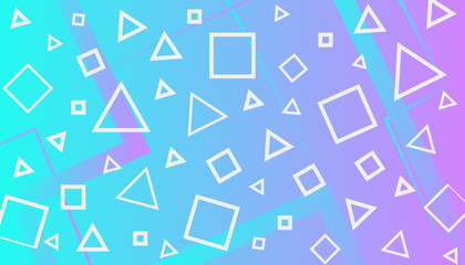 Diseño abstracto con formas geométricas y orgánicas, colores neón, brillantes y llamativos. Ilustración minimalista con degradados de colores y formas simples para fondos de presentación.