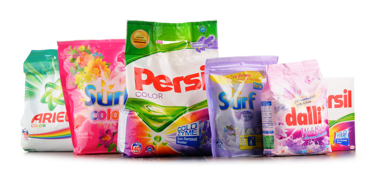 Top global washing detergent brands