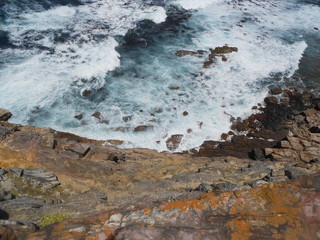 fels, natur, landschaft, berg, Meer