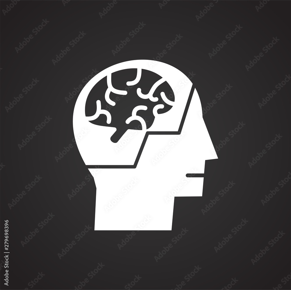 Poster artificial intelligence ai related icon on background for graphic and web design. simple illustratio
