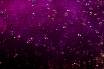 3d illustration with circular abstract shapes simulating bubbles. Neutral color background. Abstract background for designers in purple colors.