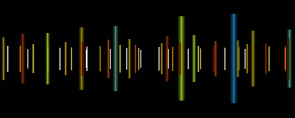 Fantastic stripe panorama background design illustration