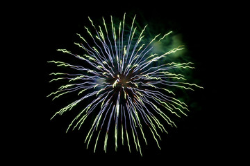 Beautiful Firework in the sky, celebration and new year concept