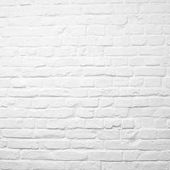 White brick wall can be used for background