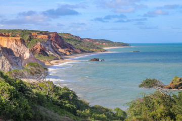 panoramic view of the coast