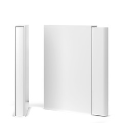 Book in a slipcase cover mockup