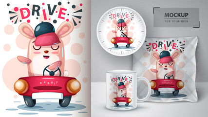 Teavel rabbit - mockup for your idea