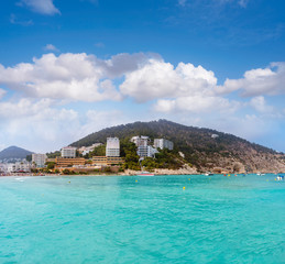 Ibiza Cala Llonga beach in Santa Eulalia