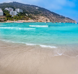 Ibiza Cala Llonga beach in Santa Eulalia