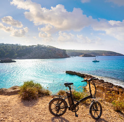 Ibiza Cala Xarraca in Sant Joan of Balearics