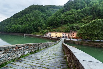 Ponte del Diavolo in Borgo a Mozzano (Tuscany, Italy)