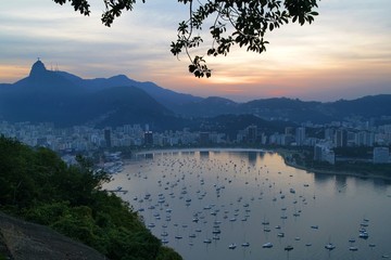 Obraz na płótnie Canvas skyline of Rio de Janeiro, Brazil