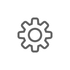 Gear icon. Element of simple icon