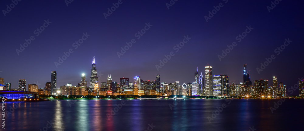 Wall mural Chicago skyline