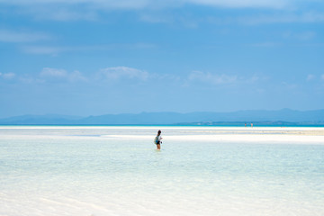 竹富島のビーチ