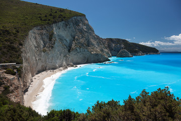 Porto Katsiki beach in Lefkada island, Greece. Ionian islands