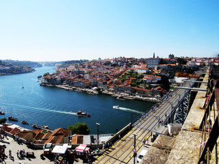 Naklejka na ściany i meble Cidade Do Porto e Gaia Com O rio Douro