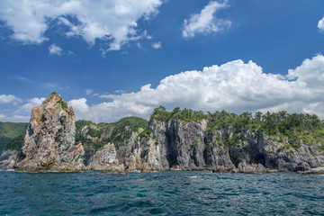 青海島・奇岩